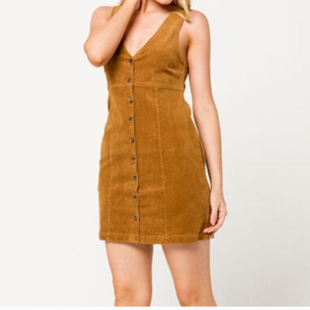 O'NEILL Juniors Ridgemont Corduroy Dress Jumper sz S